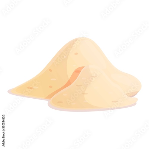 Sugar icon. Cartoon of sugar vector icon for web design isolated on white background