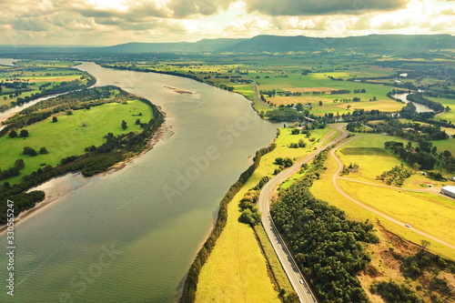 Shoalhaven River in Australia across the country side photo