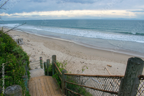 fence on the beach