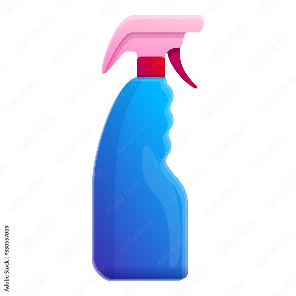 Cleaner spray icon. Cartoon of cleaner spray vector icon for web design isolated on white background Cleaner spray icon. Cartoon of cleaner spray vector icon for web design isolated on white background
