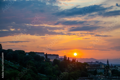 Florenz am Abend, Toskana, Italien