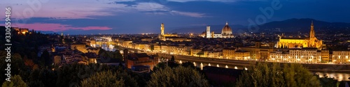 Florenz am Abend, Toskana, Italien © U. Gernhoefer
