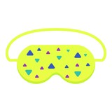 Green lime sleeping mask icon. Cartoon of green lime sleeping mask vector icon for web design isolated on white background
