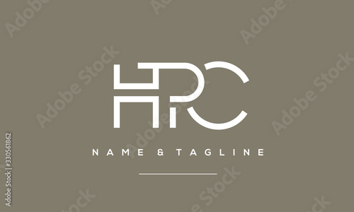 Alphabet letter icon logo HPC photo