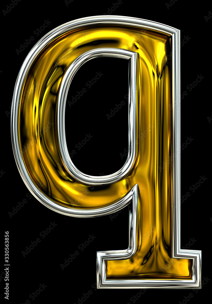 3D rendering. Lowercase Letter a. 3D rendering. Lowercase Letter a.