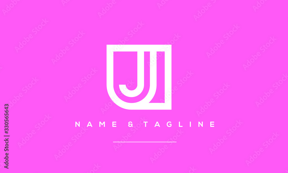 Alphabet letter icon logo J Alphabet letter icon logo J