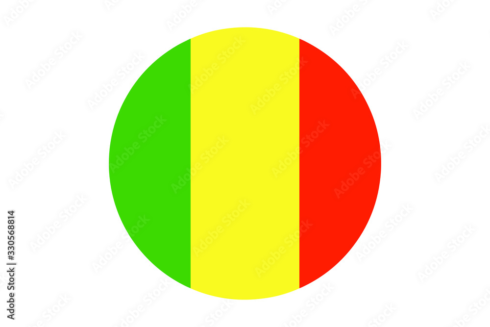 Fototapeta premium flag vector white isolated background