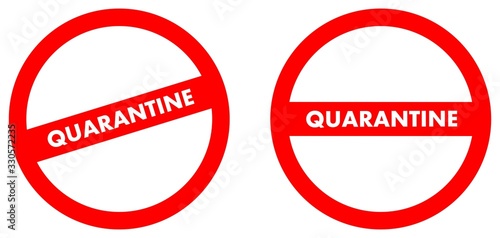 Free Download Virus concept. Quarantine zone sign isolated on white background. Banner, backdrop, icon. Vector illustration. - GFXLoad