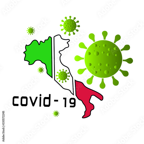 The spread of coronavirus. Coronavirus in Italy. Italy. Covid-19 in Italy.