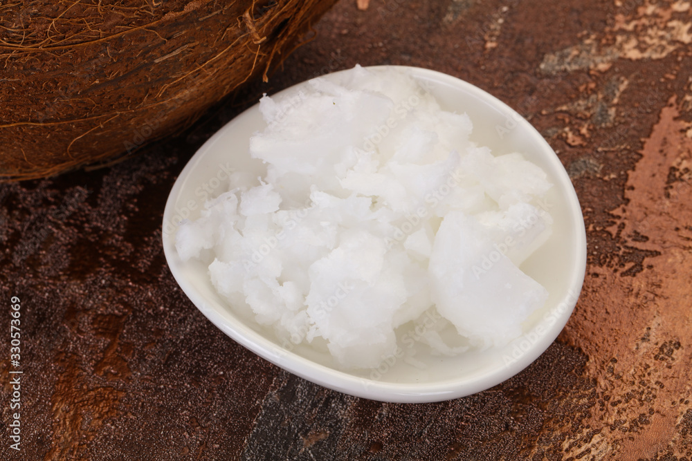 Dietary Coconut oil in the bowl Dietary Coconut oil in the bowl