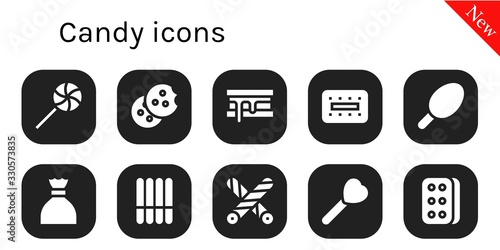 candy icon set