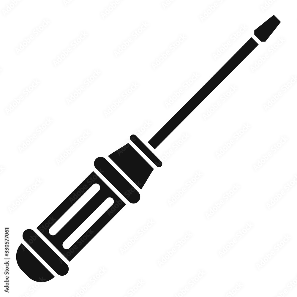 Phone repair screwdriver icon. Simple illustration of phone repair screwdriver vector icon for web design isolated on white background Phone repair screwdriver icon. Simple illustration of phone repair screwdriver vector icon for web design isolated on white background