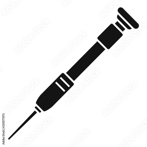 Small phone screwdriver icon. Simple illustration of small phone screwdriver vector icon for web design isolated on white background