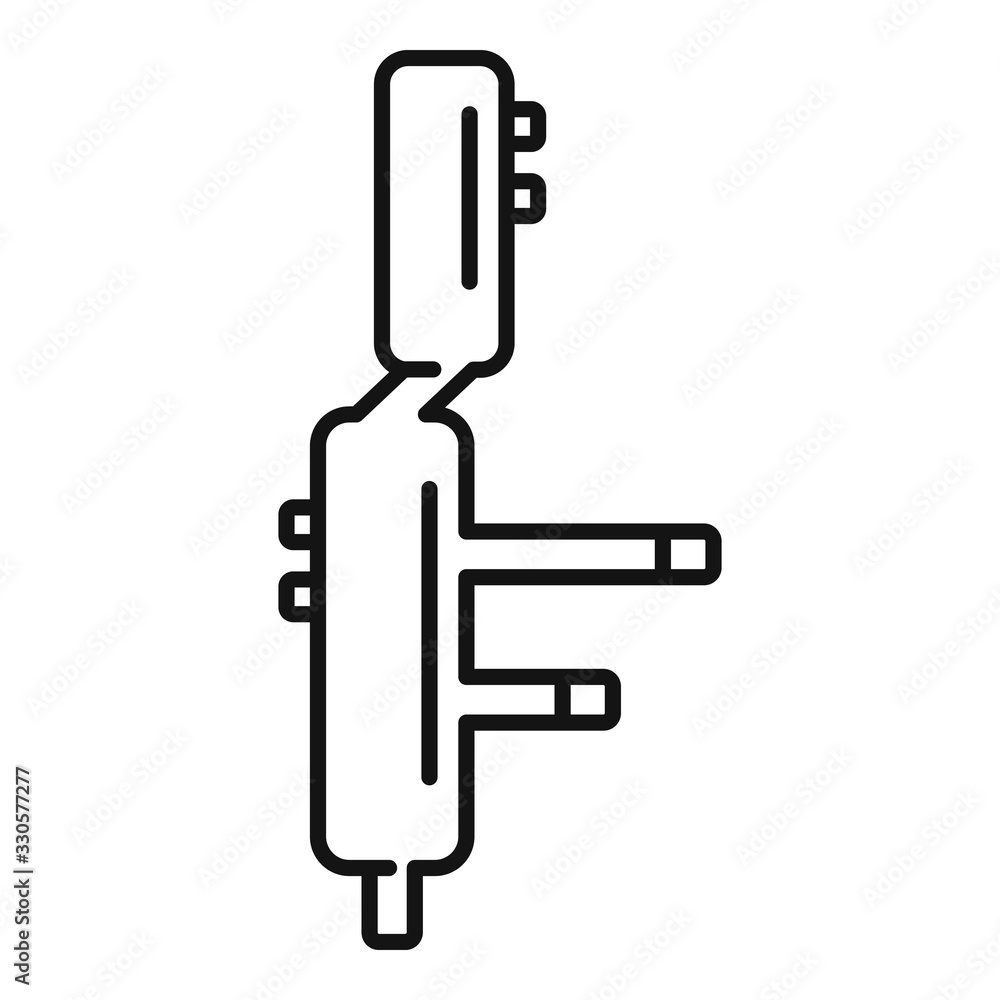 Phone repair piece icon. Outline phone repair piece vector icon for web design isolated on white background Phone repair piece icon. Outline phone repair piece vector icon for web design isolated on white background