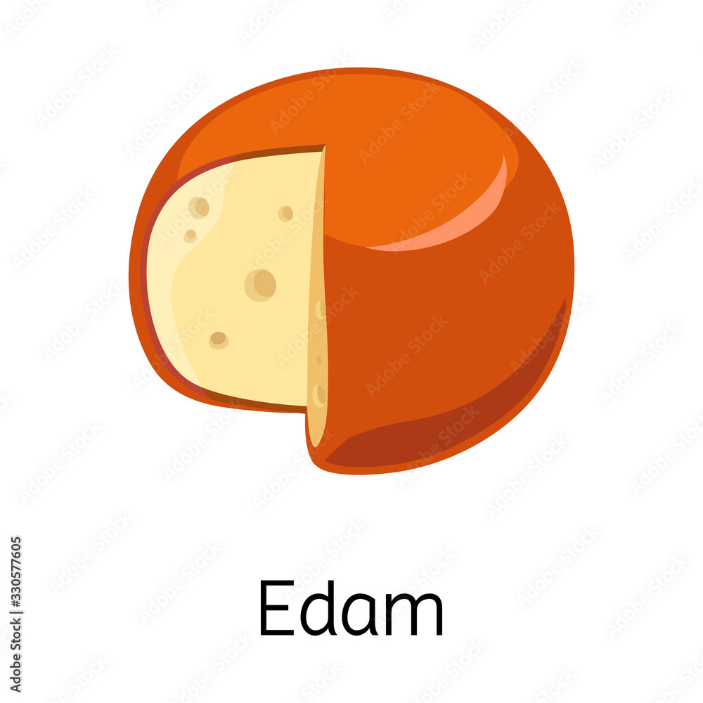 Isolated object of cheese and edem logo. Web element of cheese and block stock symbol for web. Isolated object of cheese and edem logo. Web element of cheese and block stock symbol for web.