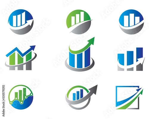 finance And Accounting Logo , Business professional logo, vector set