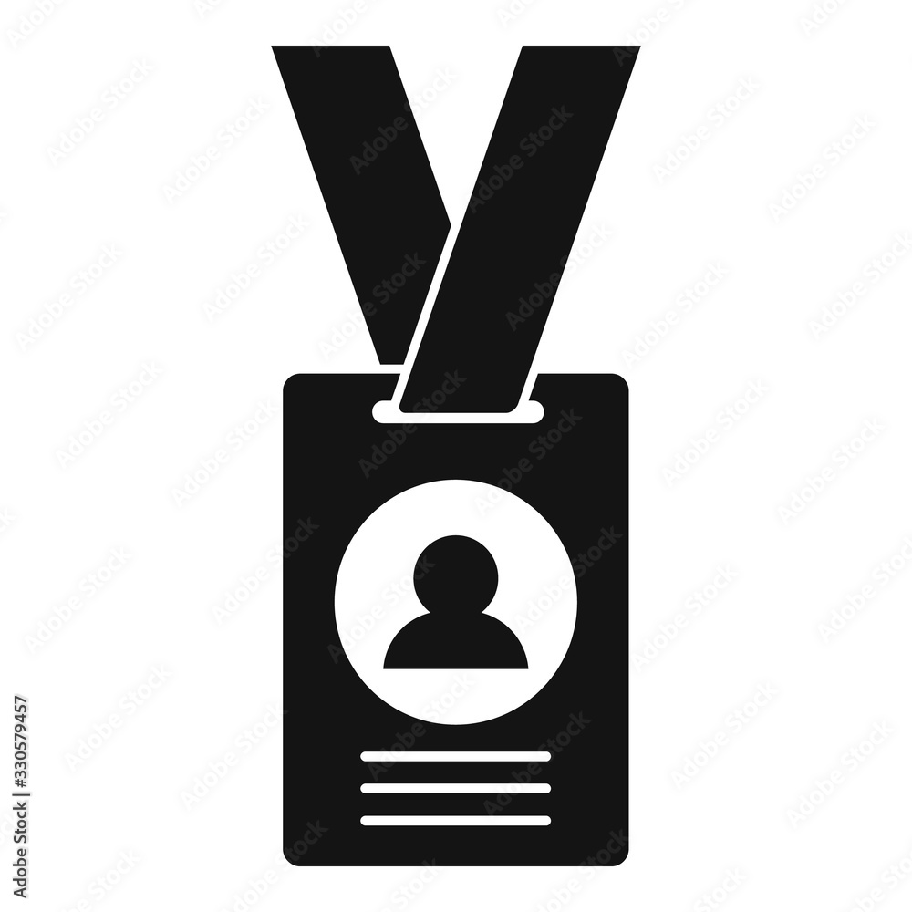 Id celebrity card icon. Simple illustration of id celebrity card vector icon for web design isolated on white background Id celebrity card icon. Simple illustration of id celebrity card vector icon for web design isolated on white background