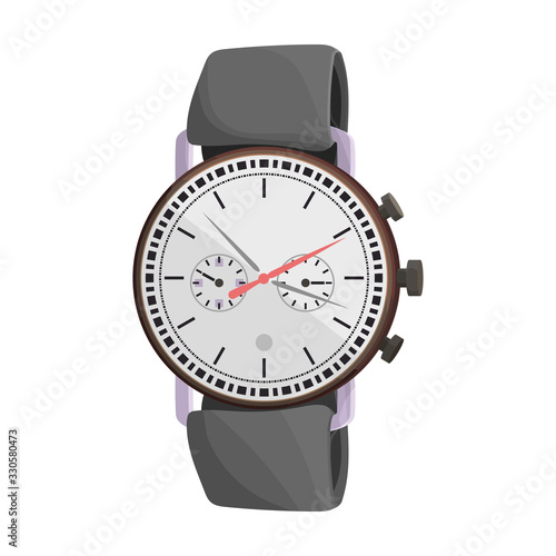 Watch wrist vector icon.Cartoon vector icon isolated on white background watch wrist.