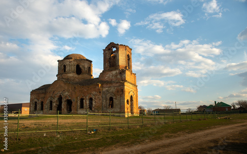 The destroyed church Sacred Surb-Karapeta John Predteche in the farm Nesvetay. Rostov-na-Donu region. Russia photo