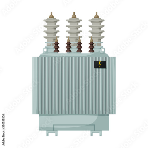 Transformer vector icon.Cartoon vector icon isolated on white background transformer .