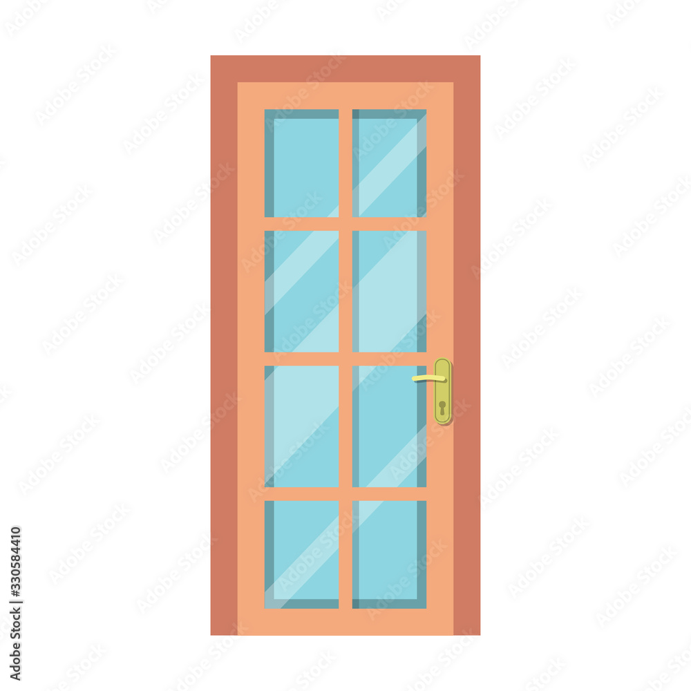 Door vector icon.Cartoon vector icon isolated on white background door . Door vector icon.Cartoon vector icon isolated on white background door .