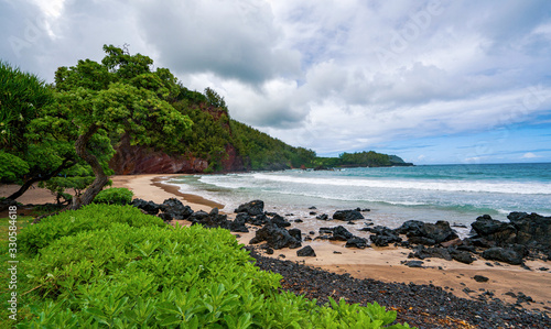 beach and sea in Maui