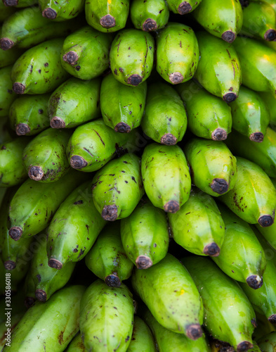 Green Bananas, Dobu in Papua New Guinea. photo
