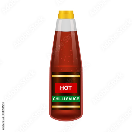 Sauce of ketchup vector icon.Realistic vector icon isolated on white background sauce of ketchup .