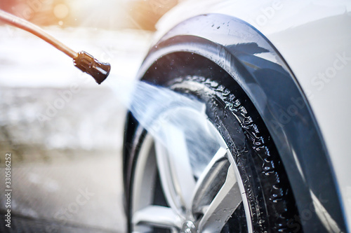 Fotografie Car wheel wash