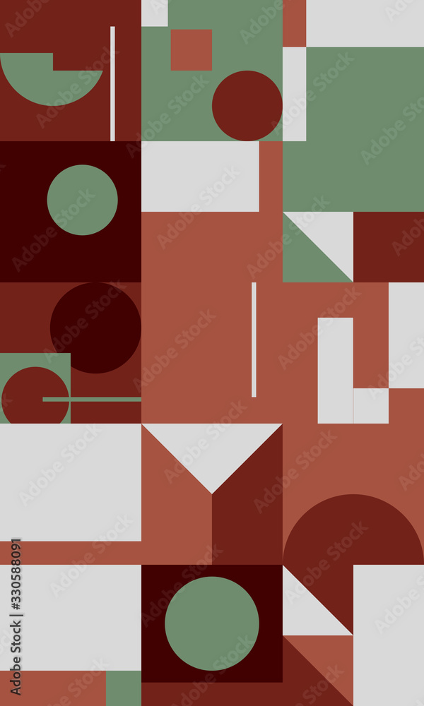Deconstructed Abstract Vector Pattern Design Deconstructed Abstract Vector Pattern Design