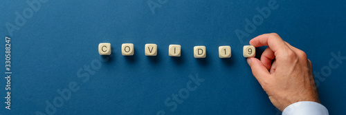 Fototapeta Covid 19 global virus threat