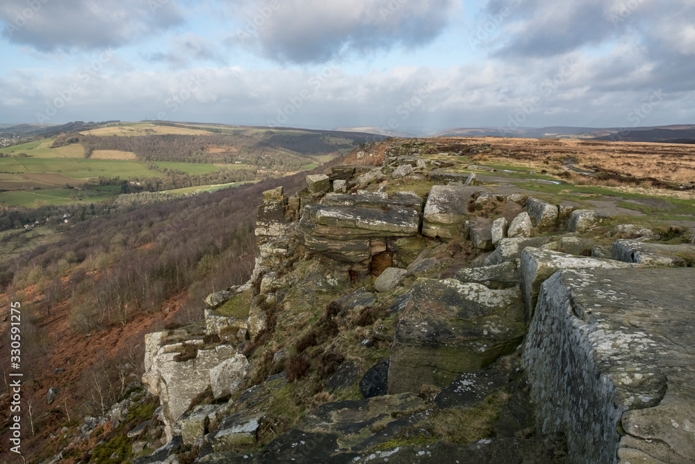 Derbyshire dales landscape scenery
