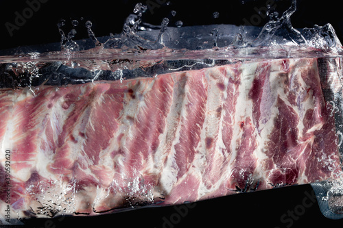 pork ribs in sous vide