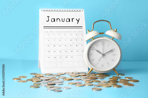 Alarm clock, calendar and c...