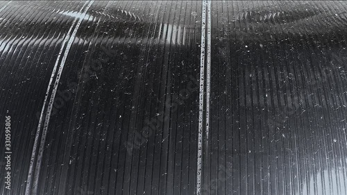 background texture made of plastic round roof polycarbonate