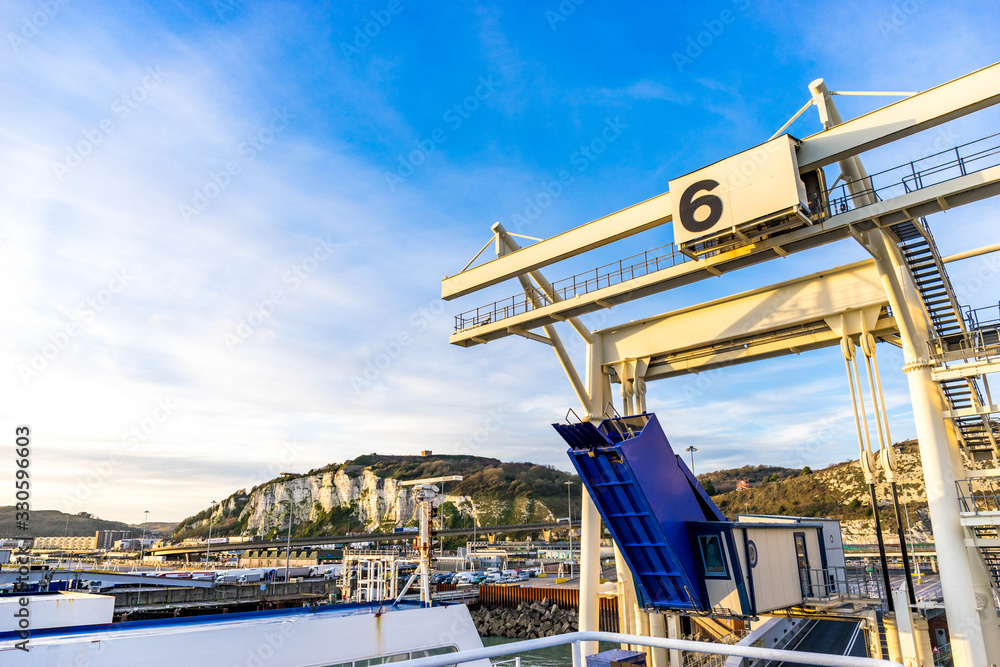 The Port of Dover, Dover, Kent, UK. 2019/12/18: Cross Channel Ferries at the Port of Dover.