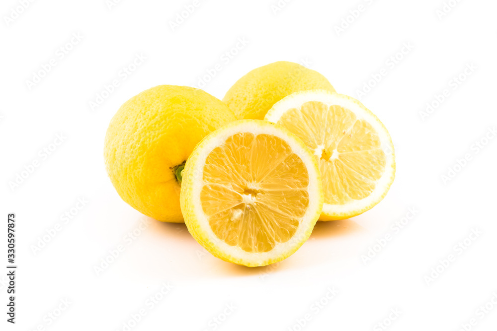 lemon isolated on white background