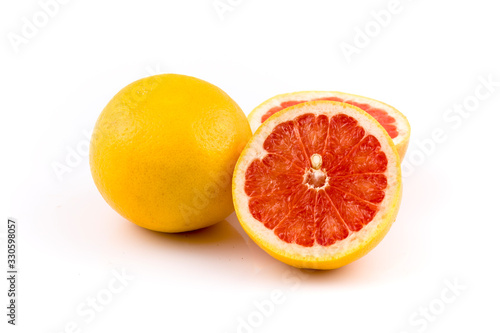 grapefruit isolated on white background