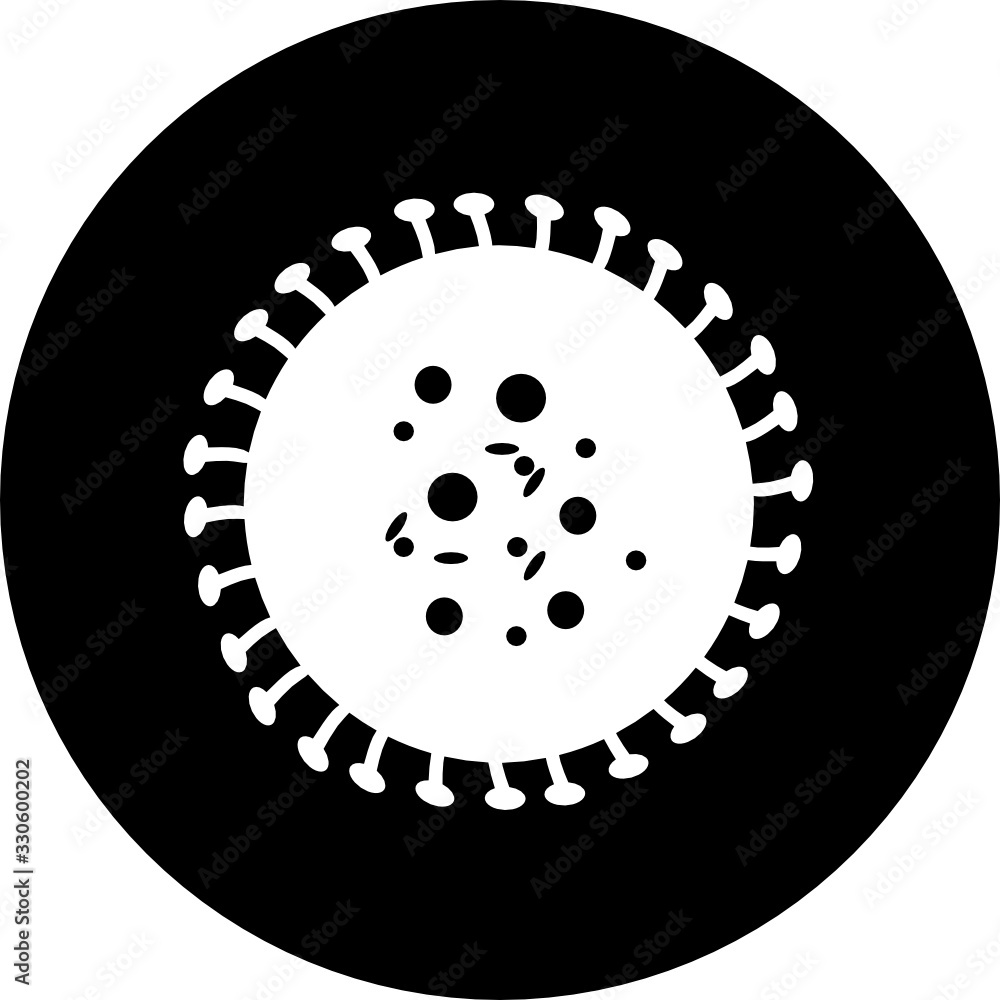 Corona virus vector icon. Bacteria, microbes and virus, sign and symbols in flat design health with elements for mobile concepts and web apps. Collection modern infographic logo and pictogram. Corona virus vector icon. Bacteria, microbes and virus, sign and symbols in flat design health with elements for mobile concepts and web apps. Collection modern infographic logo and pictogram.