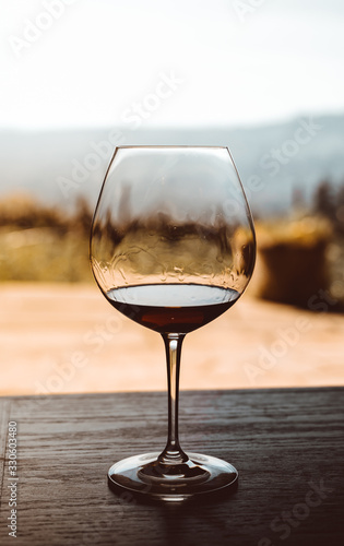 Pinot Noir in a glass