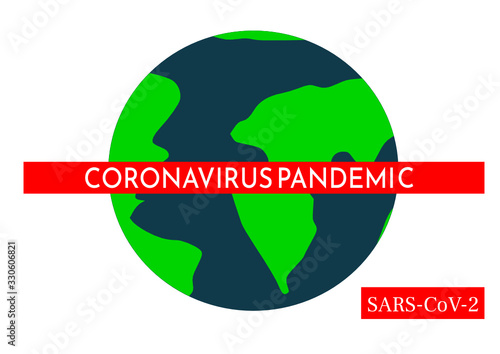Novel coronavirus (SARS-CoV-2, 2019-nCoV). Stop coronavirus. Pandemic virus. Symbol, icon vector. Covid-19