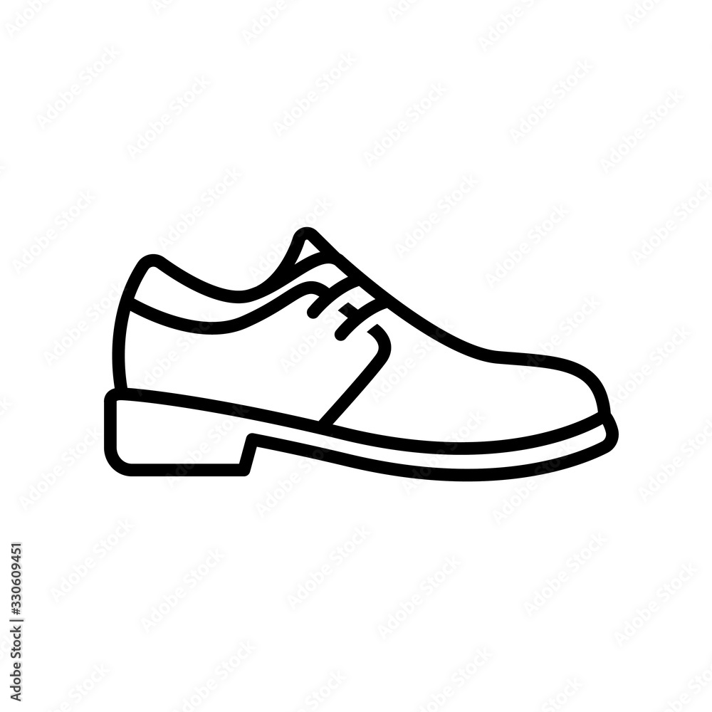 Shoe - minimal thin line web icon. Outline icons collection. Simple vector illustration Shoe - minimal thin line web icon. Outline icons collection. Simple vector illustration