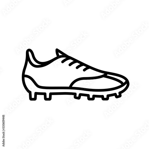 Sneaker Shoe - minimal thin line web icon. Outline icons collection. Simple vector illustration