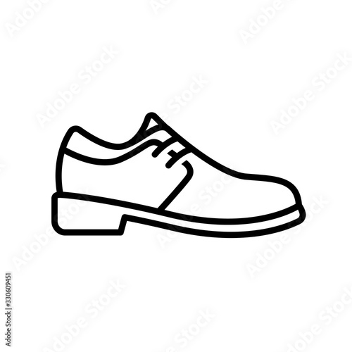 Shoe - minimal thin line web icon. Outline icons collection. Simple vector illustration