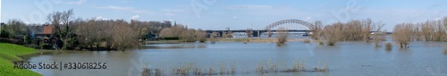 Panorama of the Waal in Nijmegen photo