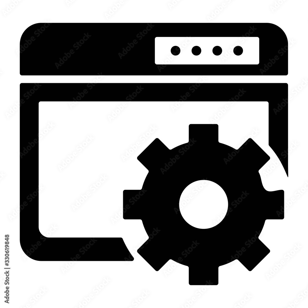 Document Settings Icon. Web page preferences sign. Document Settings Icon. Web page preferences sign.