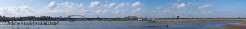 Panorama of the Waal in Nijmegen