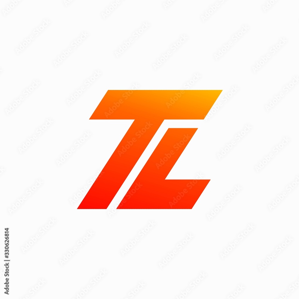 logo combination of letters T and letter L logo combination of letters T and letter L