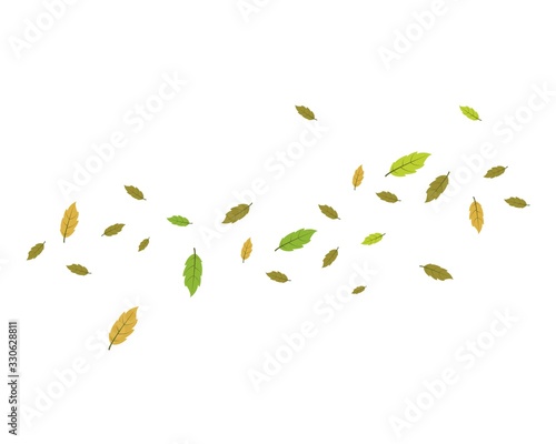 green leaf ecology nature element background vector icon of go green