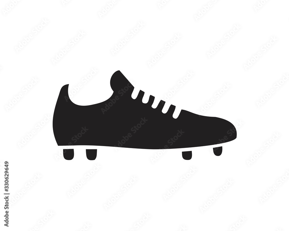 Football Boots icon template black color editable. Football Boots icon symbol Flat vector illustration for graphic and web design.